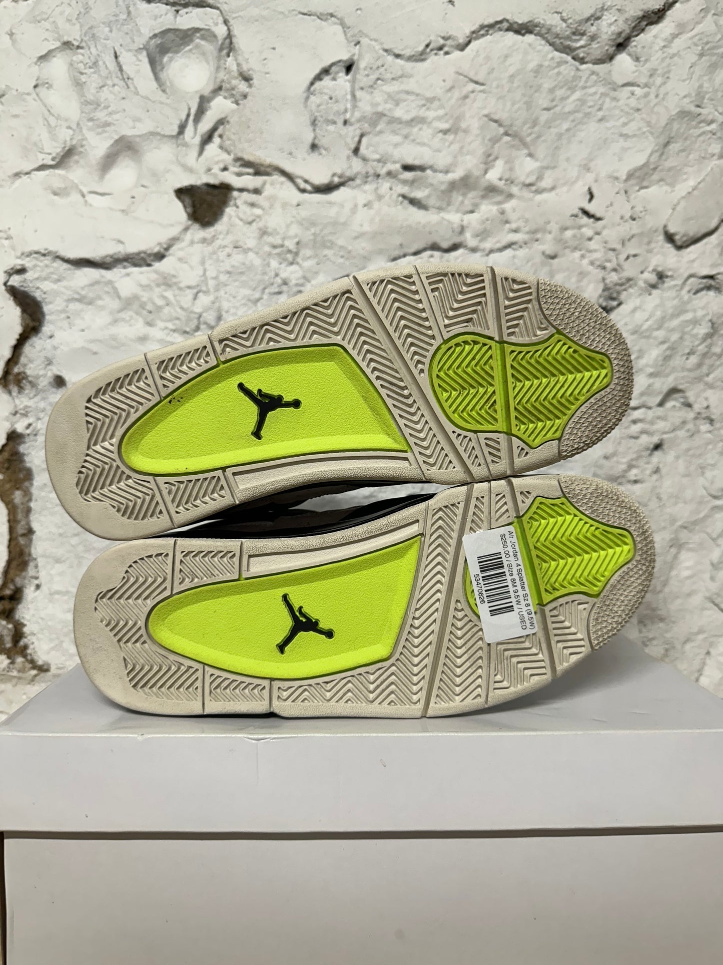 Air Jordan 4 Splatter Sz 8 (9.5W)