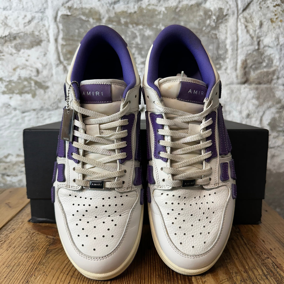 Amiri Purple Skeleton White Sneaker Sz 10 (43)