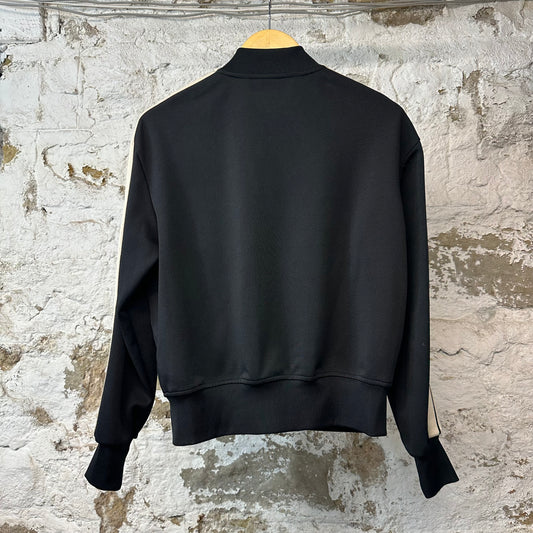 Palm Angels Black Cream Track Jacket Sz M (Womens)