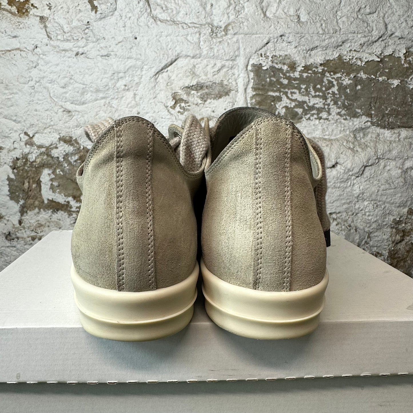 Rick Owens Jumbo Lace Dinge Milk Sneaker Sz 9 (42)