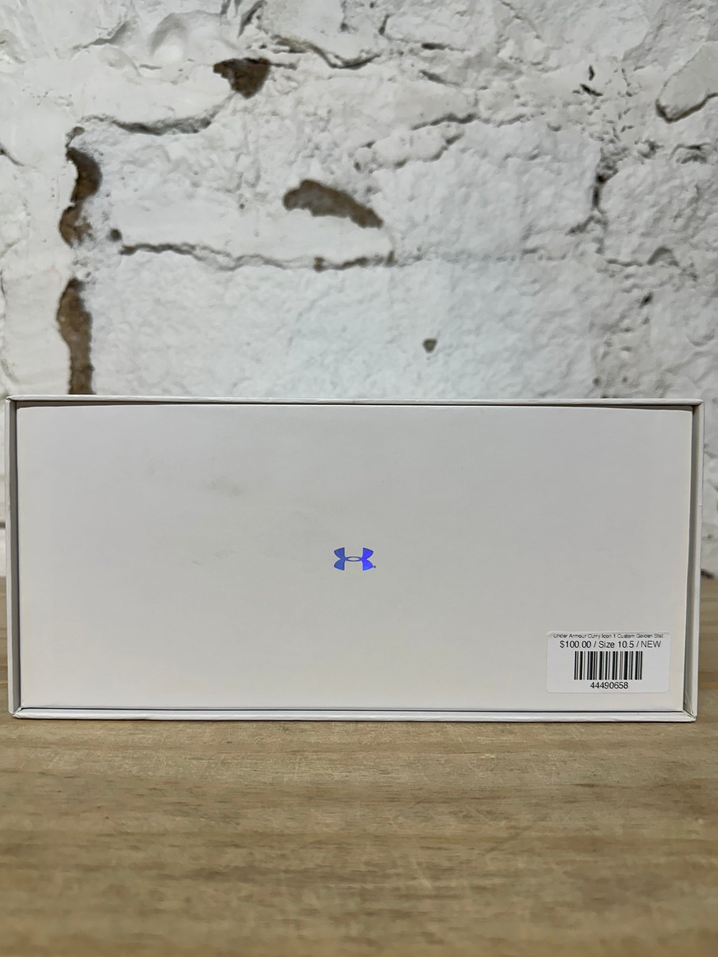 Under Armour Curry Icon 1 Custom Golden State Warriors Home Sz 10.5 DS