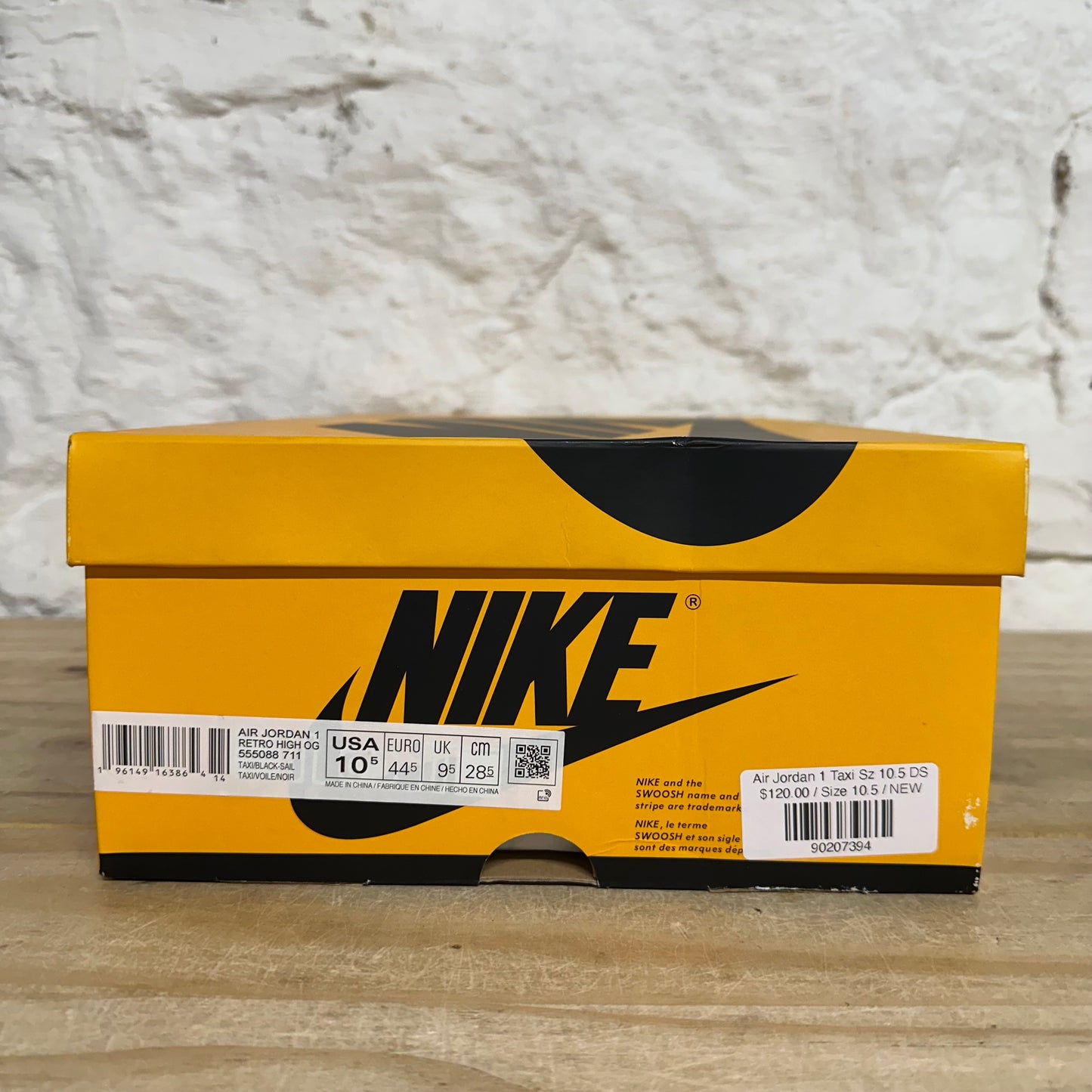 Air Jordan 1 High Taxi Sz 10.5 DS