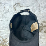 Gucci Black Monogram Hat Sz L