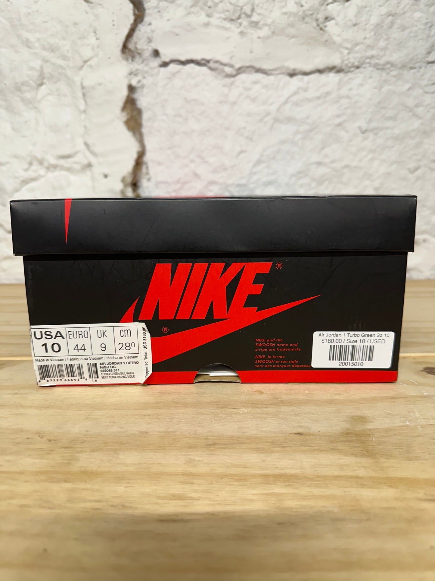 Air Jordan 1 High Turbo Green Sz 10