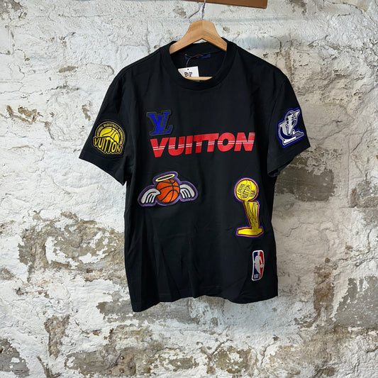 Louis Vuitton NBA Logos T-shirt Black Sz XS