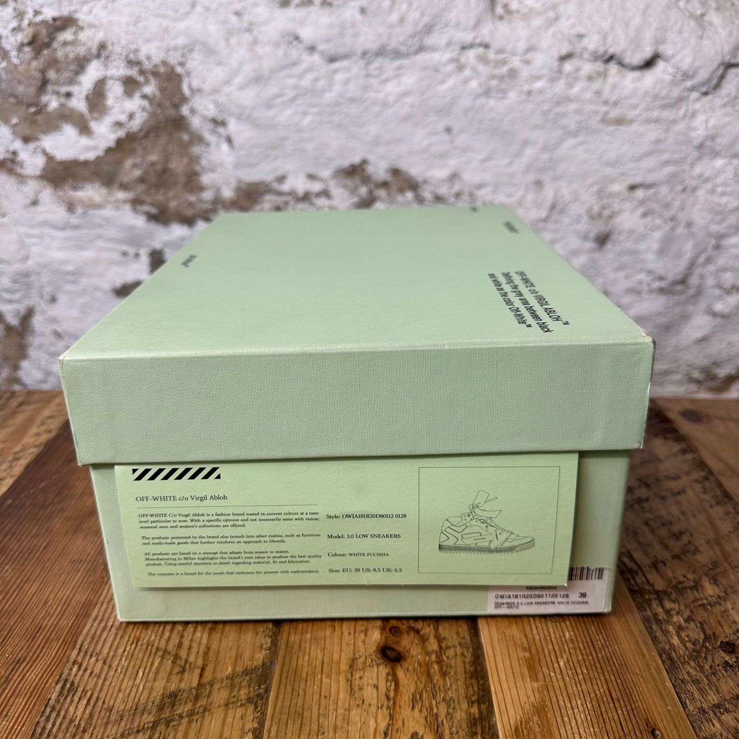 Off-White 3.0 Pink White Sneaker Sz 6.5 (39) DS