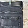 Amiri Red Cobra Black Denim Jeans Sz 32