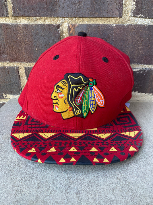 Chicago Blackhawks Native Brim New Era SnapBack Hat