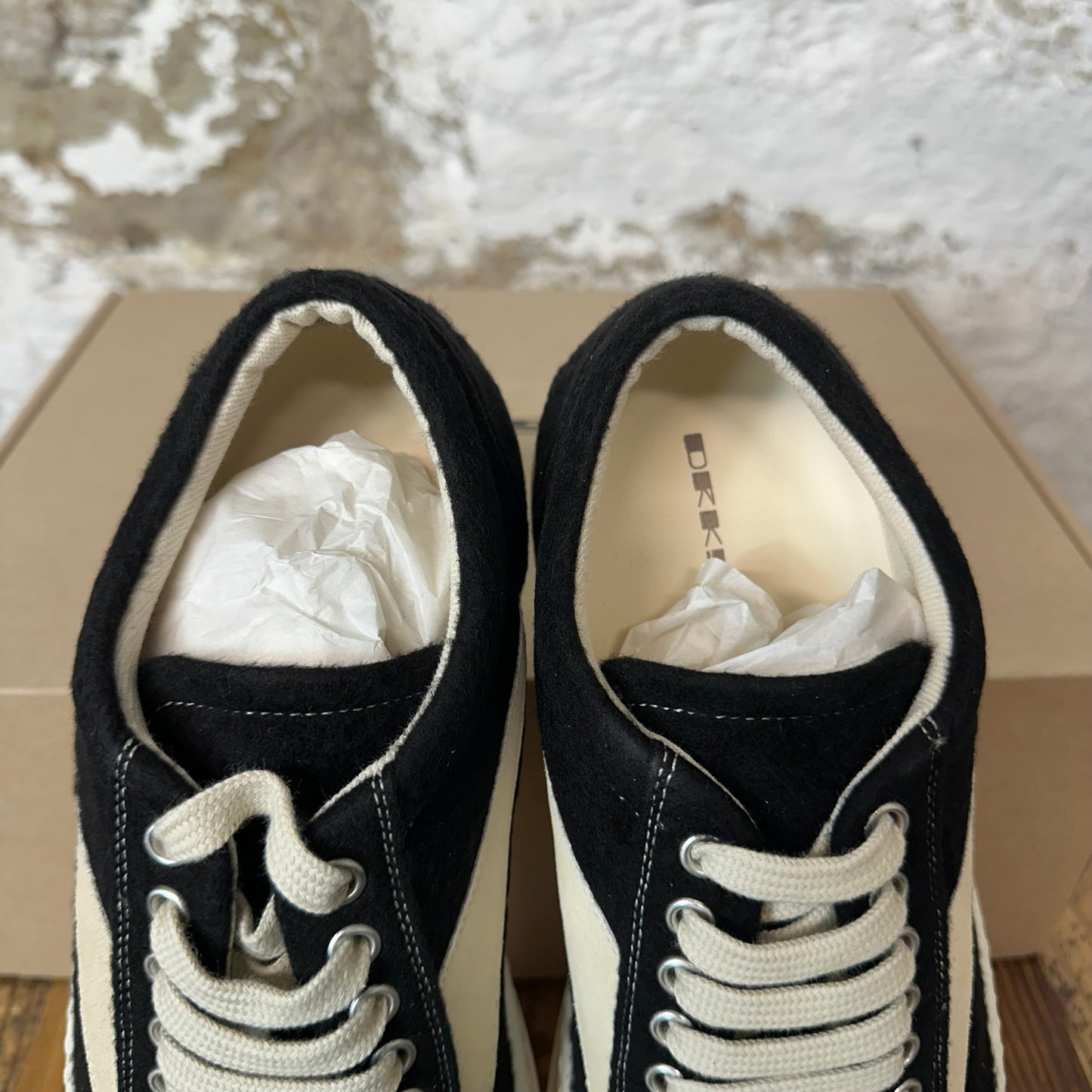 Rick Owens Vintage Black Milk Sneaker DS