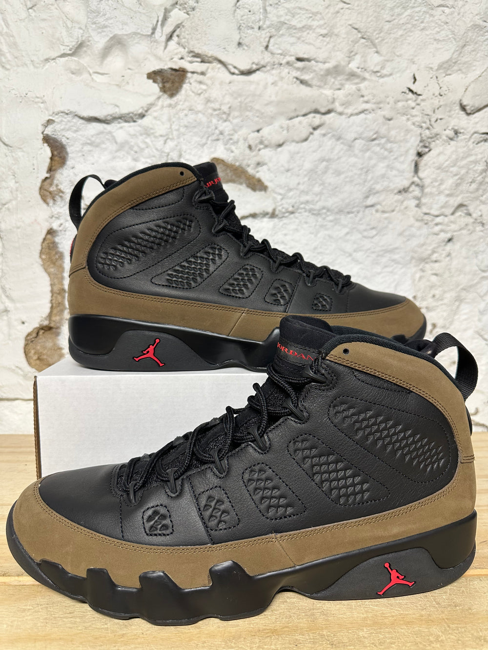 Air Jordan 9 Olive Sz 14