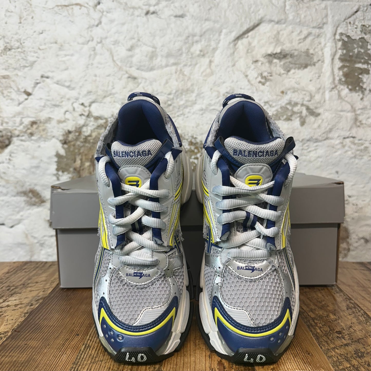 Balenciaga Runner White Blue Yellow Sneaker