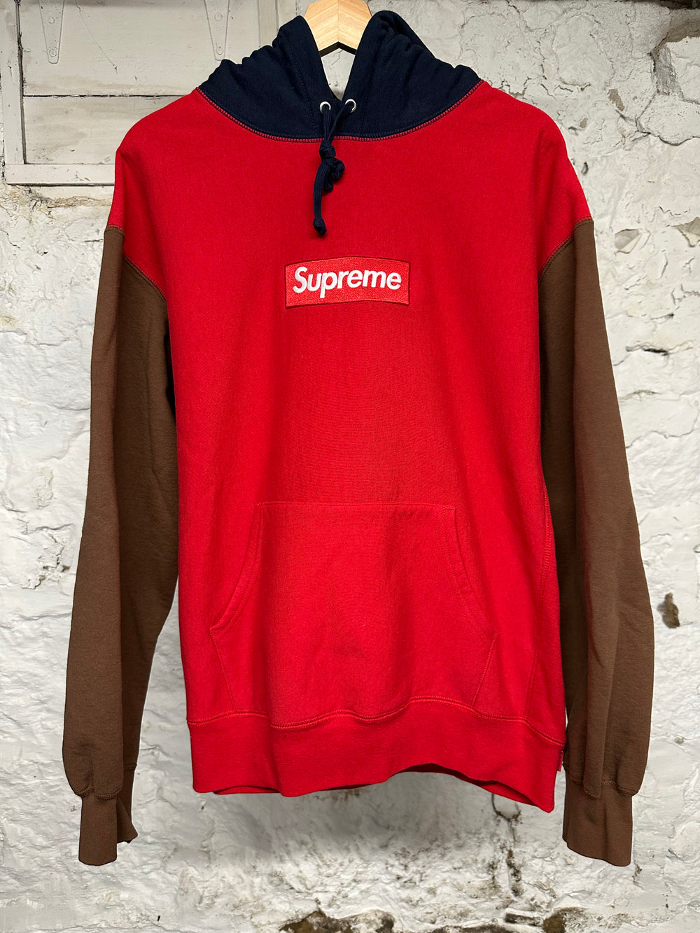 Supreme Multi Color Box Logo Hoodie Sz L
