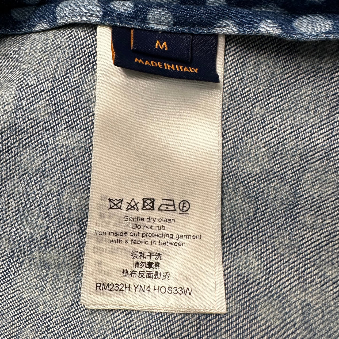 Louis Vuitton Yayoi Kusama Denim Button Up Shirt Sz M