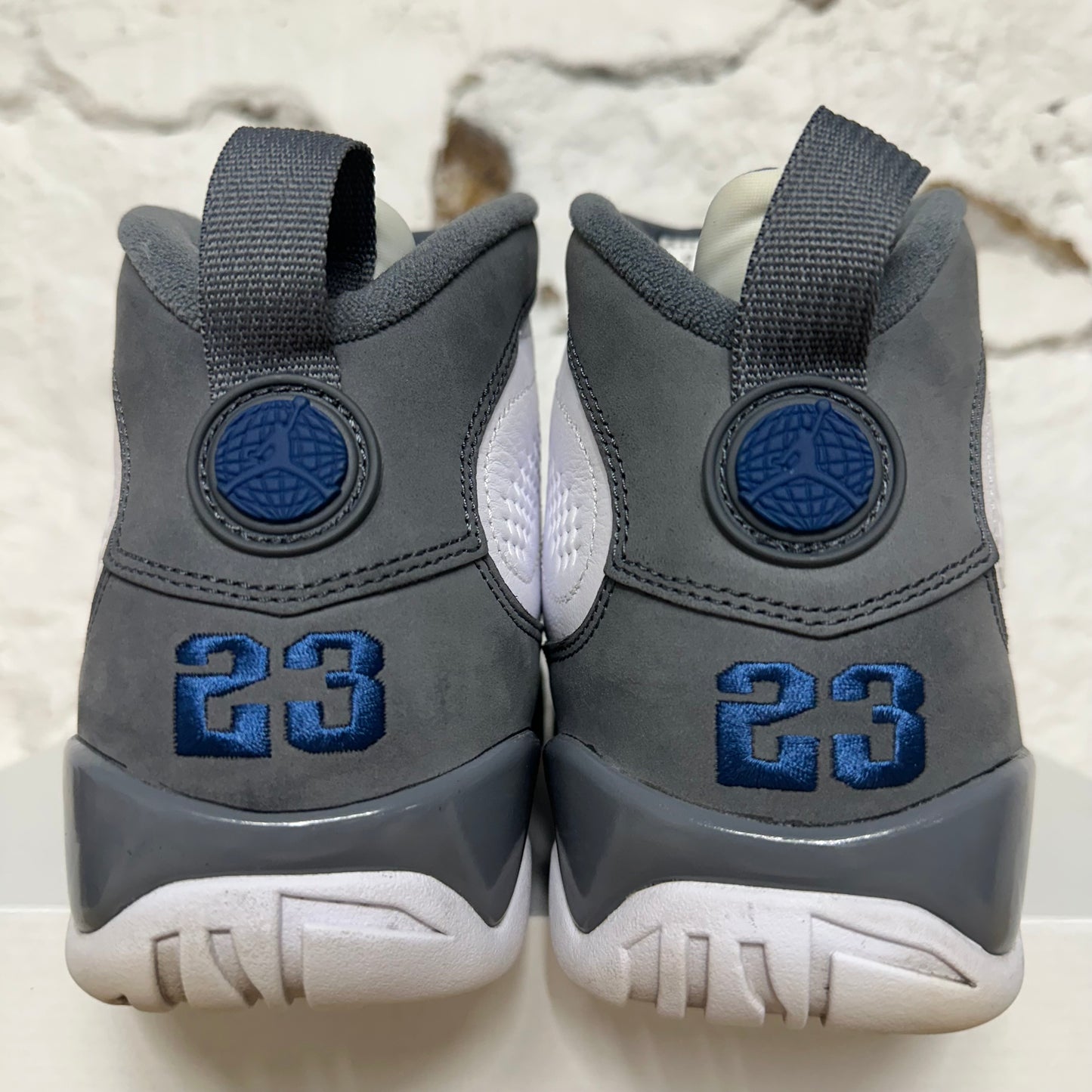 Air Jordan 9 Flint Grey French Blue Sz 9