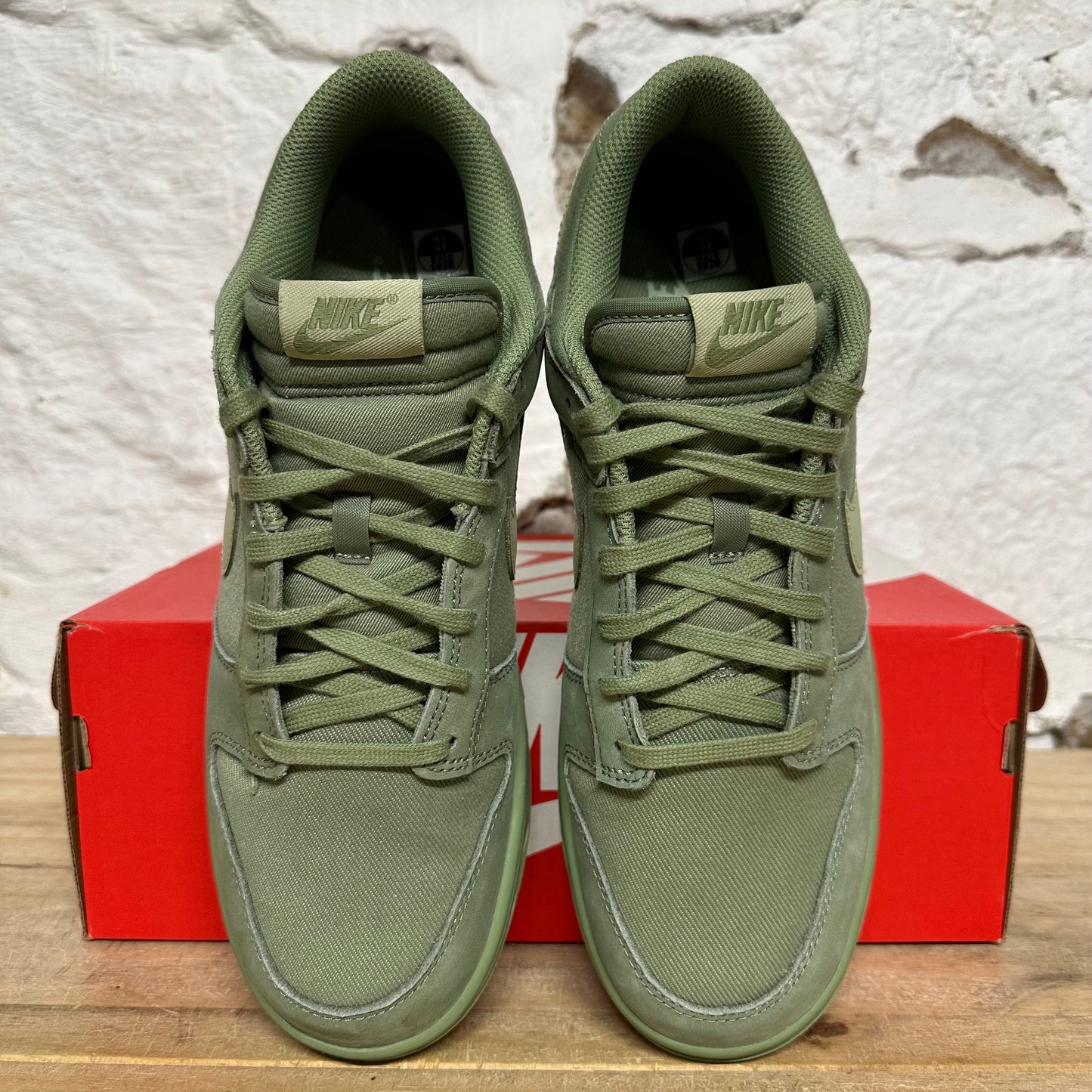 Nike Dunk Low Oil Green Olive Sz 10