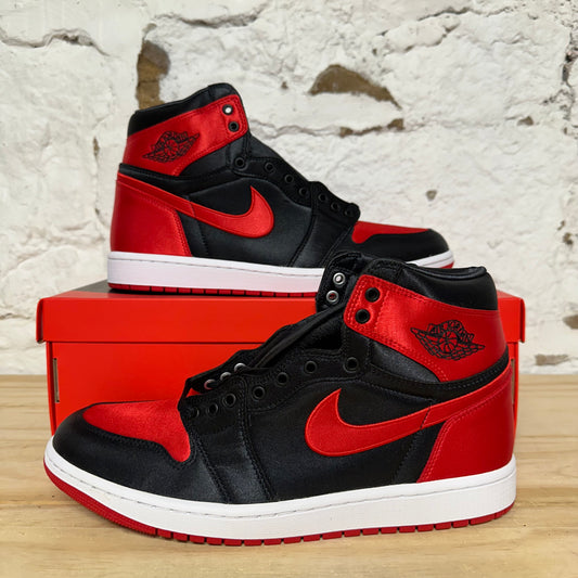 Air Jordan 1 High Satin Bred Sz 10.5 (12W) DS