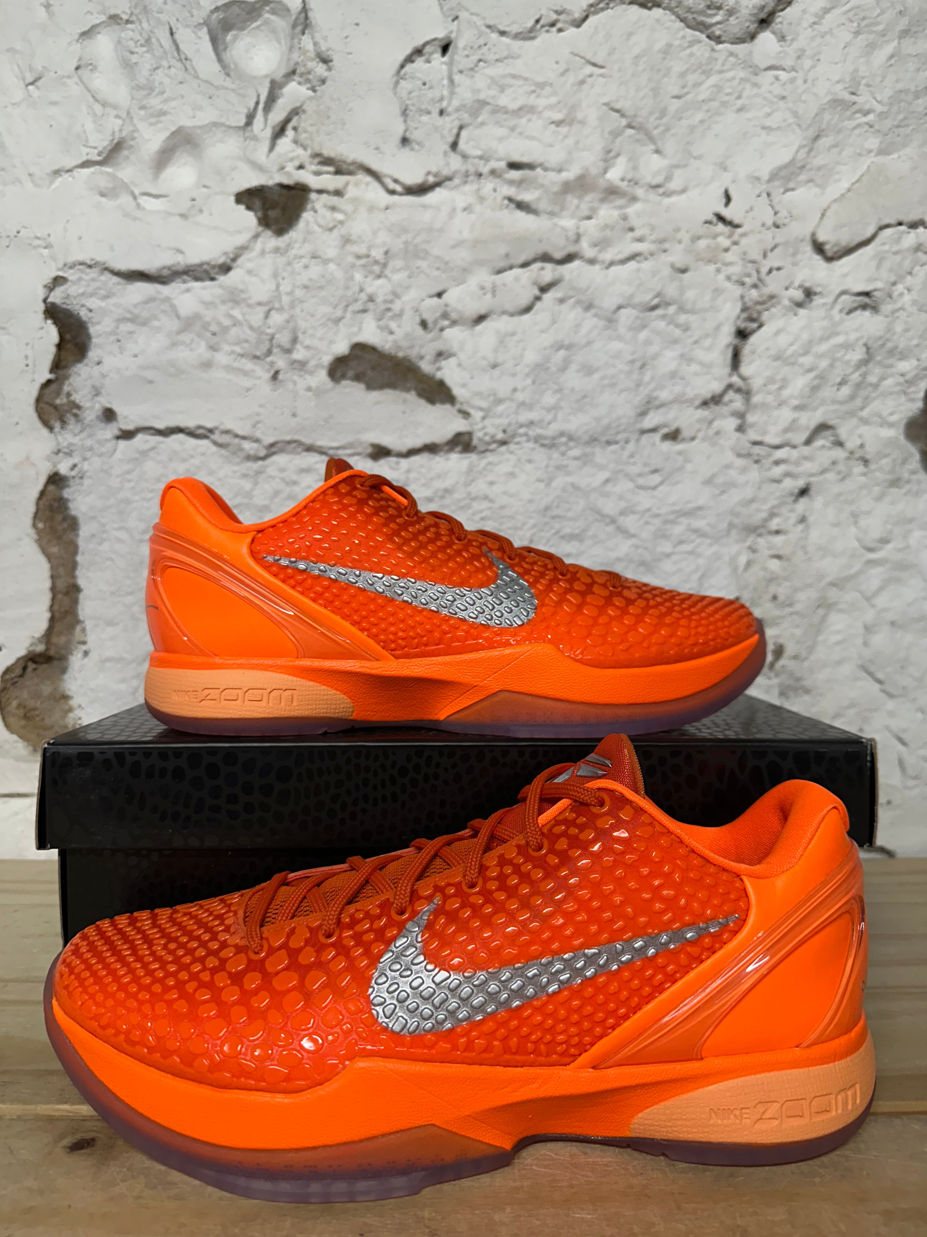 Nike Kobe 6 Protro Total Orange Sz 10 DS