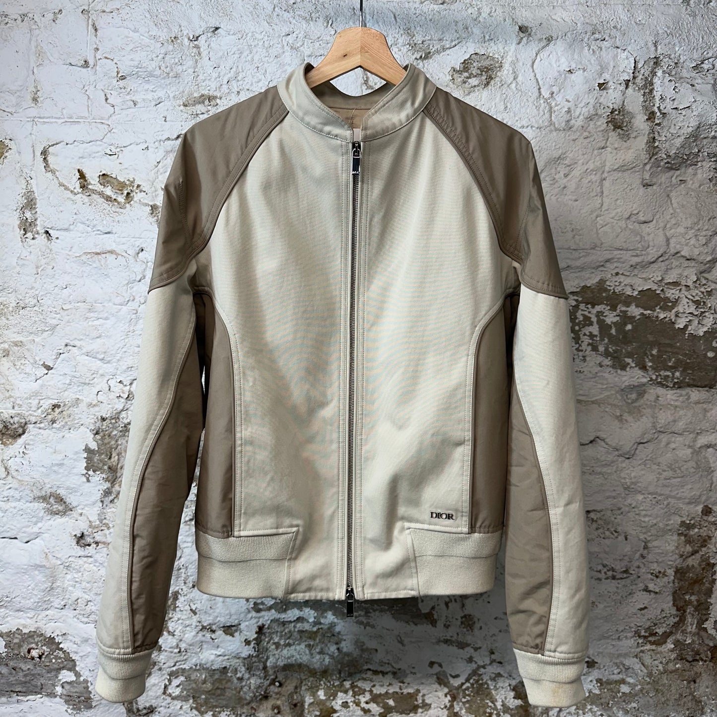 Dior Spliced Functional Zip Up Jacket Sz M (48)