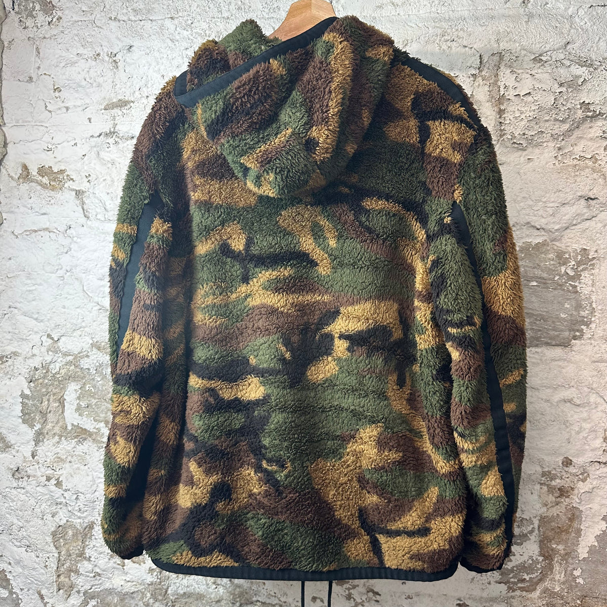 Moncler Woodland Camo Zip Up Fleece Jacket Sz L