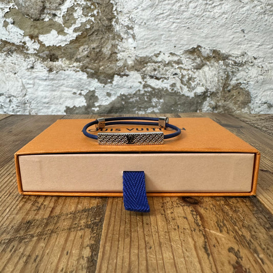Louis Vuitton Elysees Blue Bracelet W/ Box