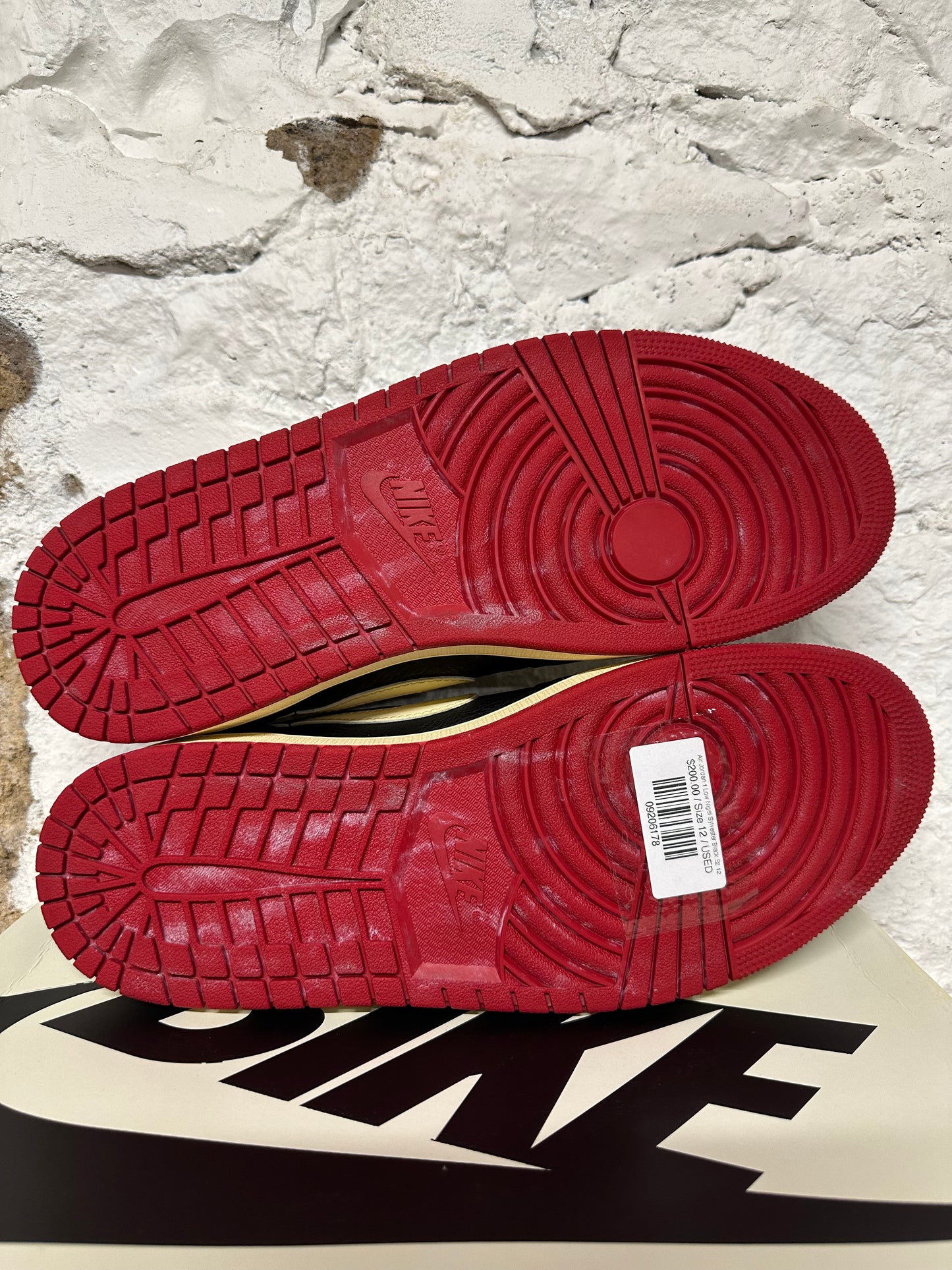 Air Jordan 1 Low Nigel Sylvester Black Sz 12