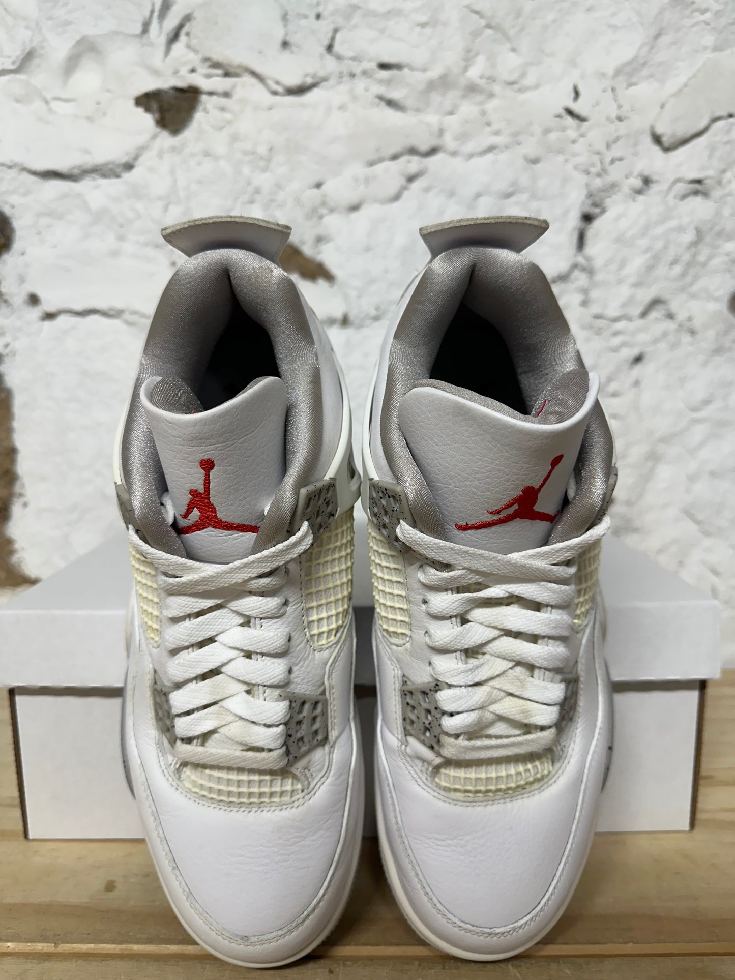 Air Jordan 4 White Oreo Sz 8