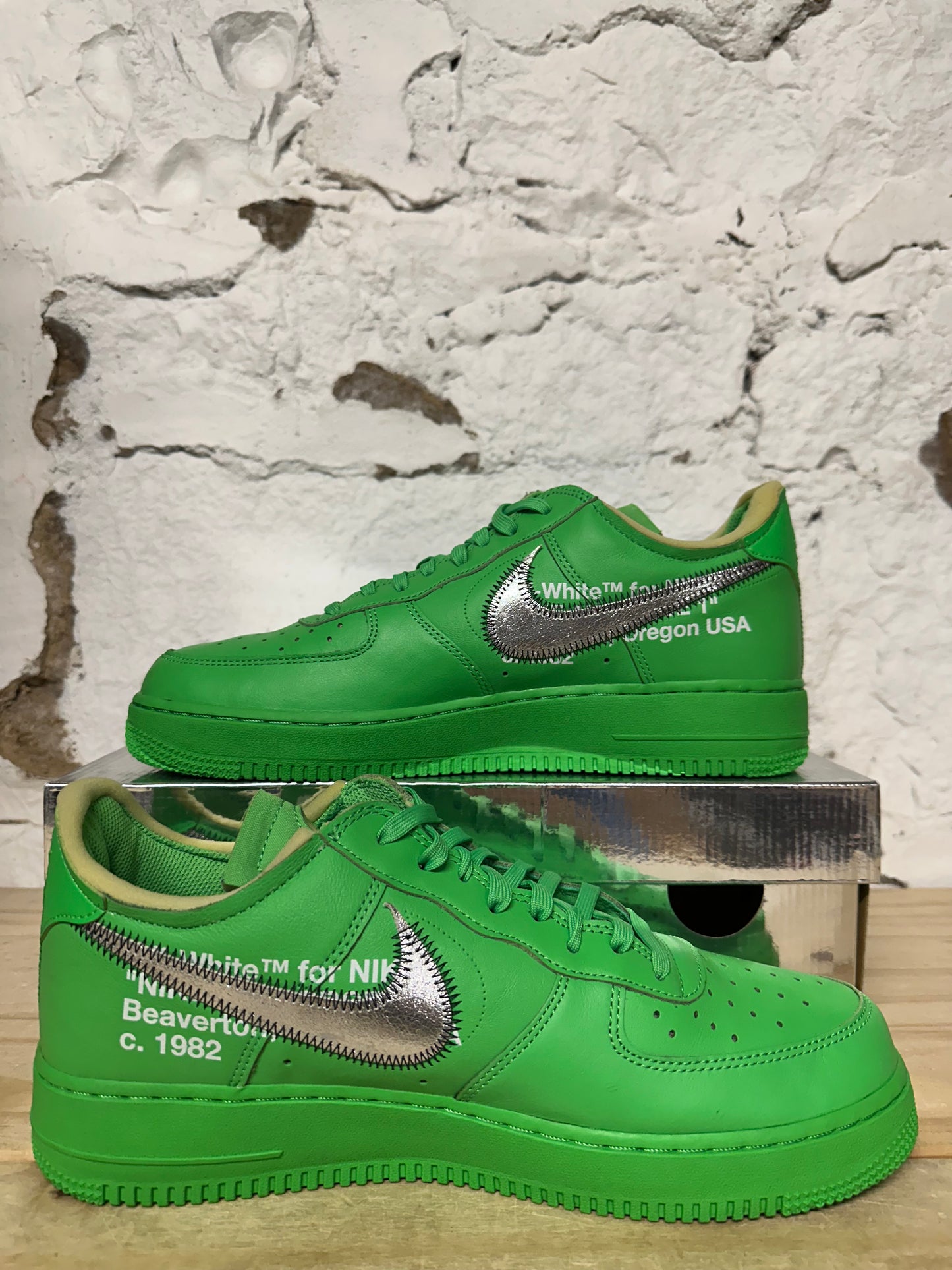 Nike Air Force 1 Low Off-White Brooklyn Sz 10.5