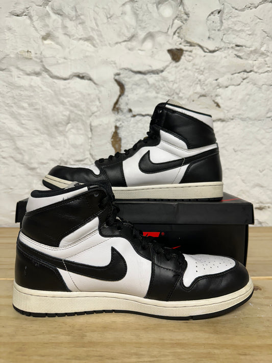 Air Jordan 1 High Black White (2014) Sz 10.5