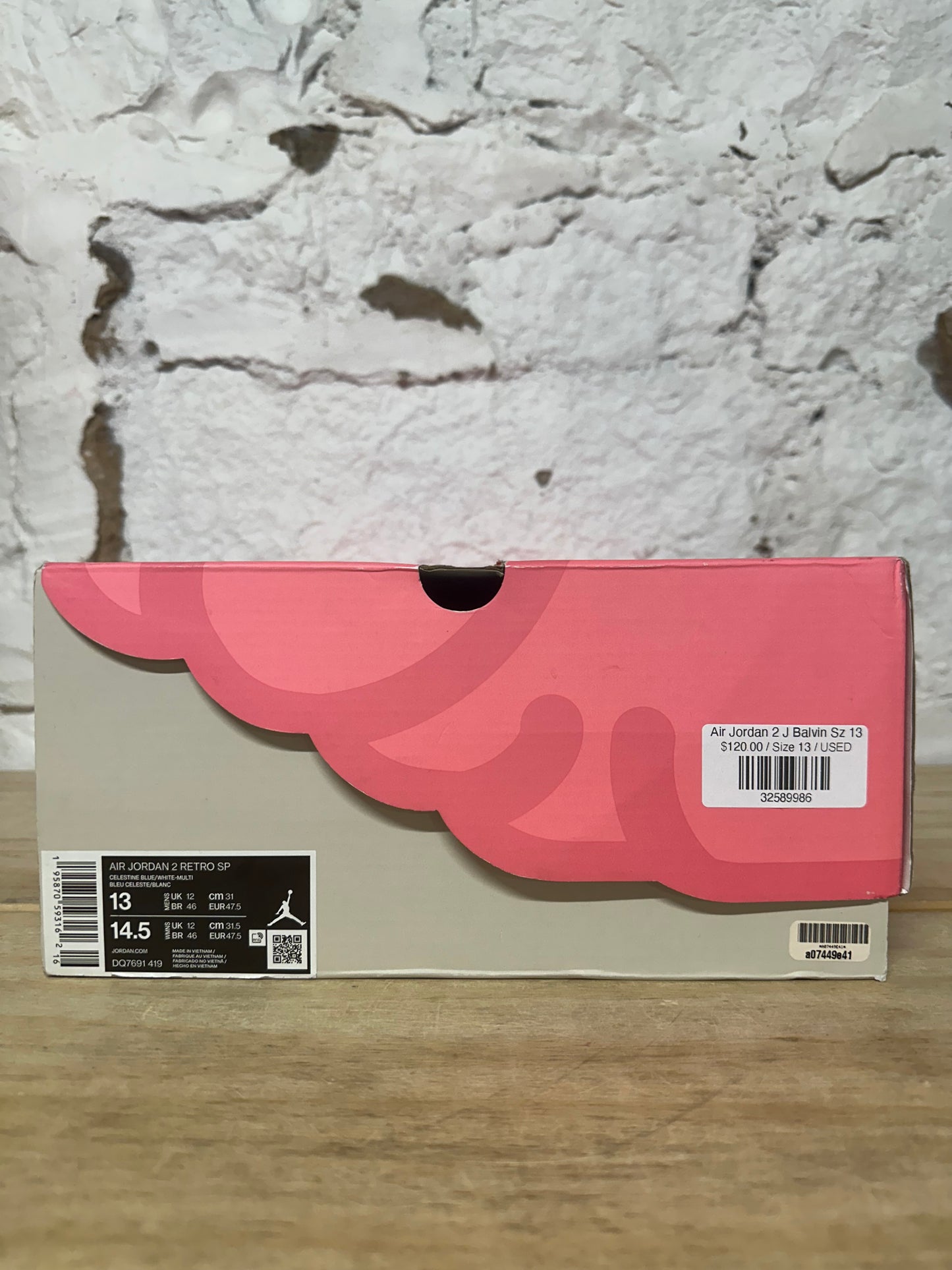 Air Jordan 2 J Balvin Sz 13