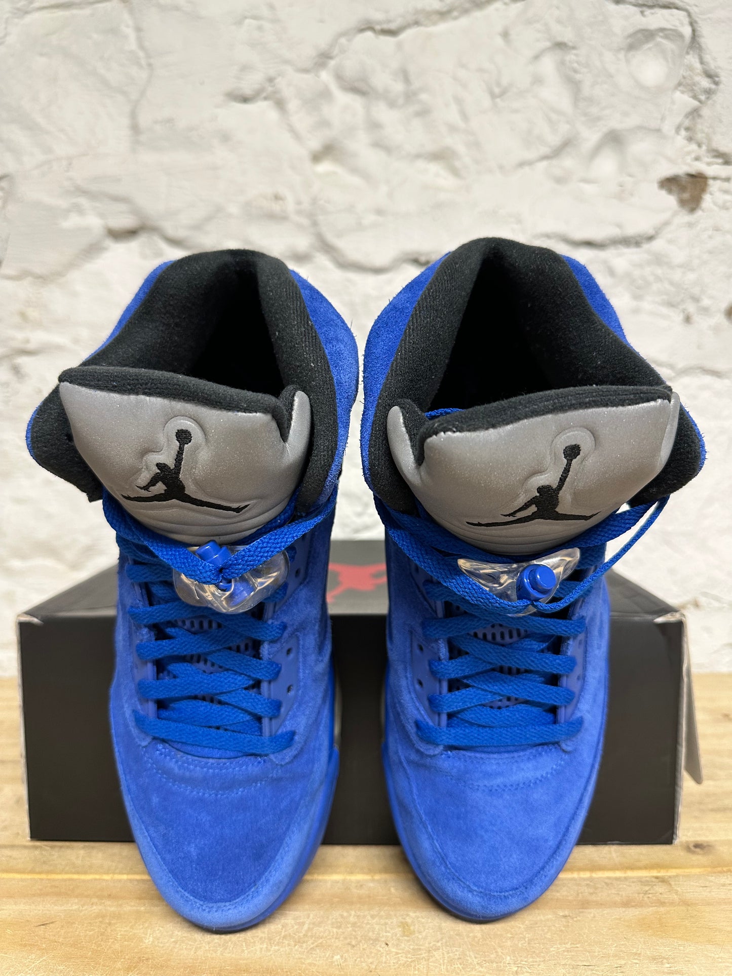Air Jordan 5 Blue Suede Sz 12