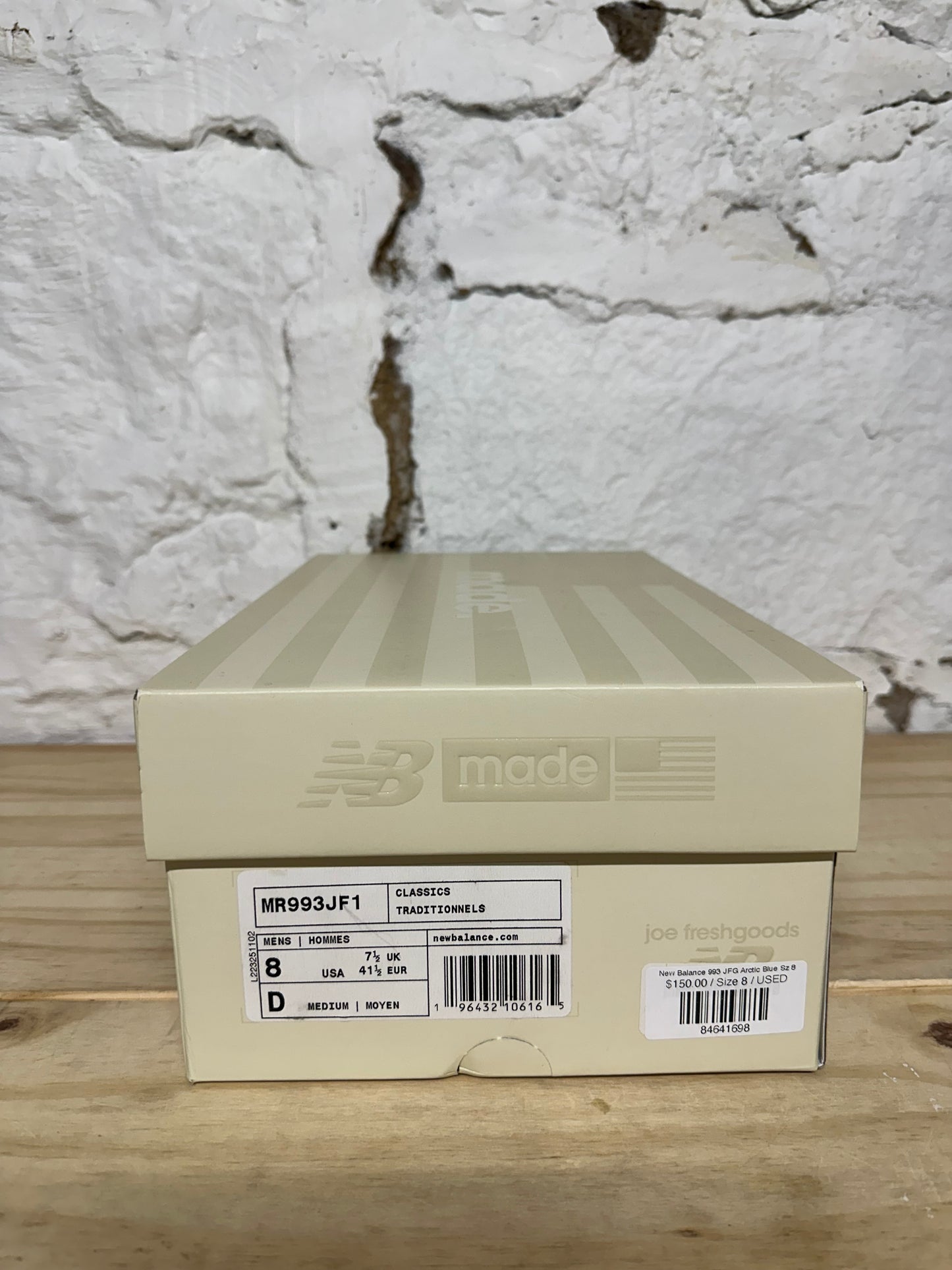 New Balance 993 JFG Arctic Blue Sz 8