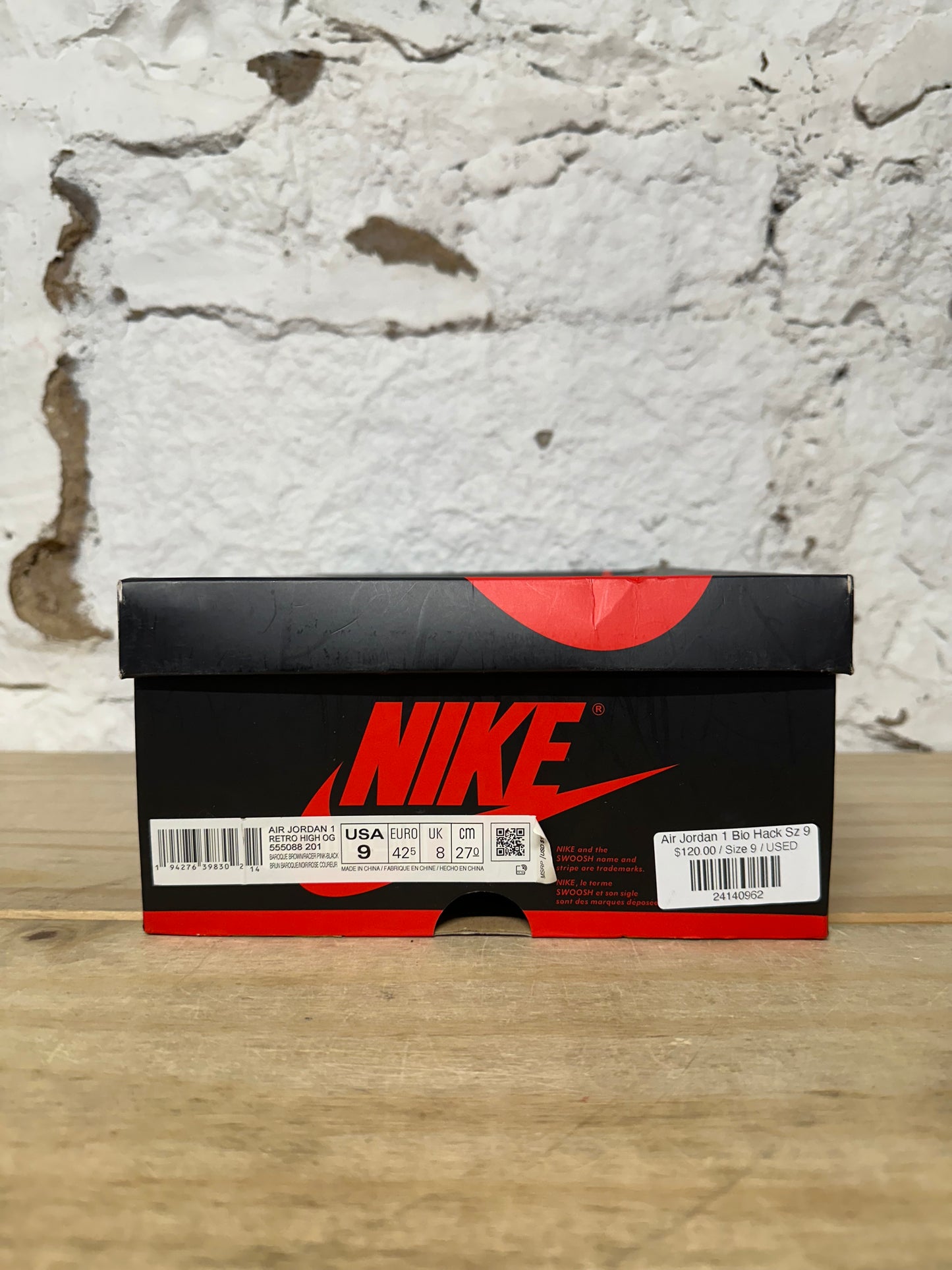 Air Jordan 1 High Tokyo Bio Hack Sz 9