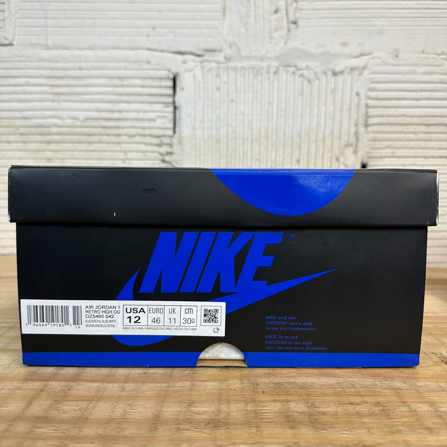 Air Jordan 1 High Royal Reimagined Sz 12