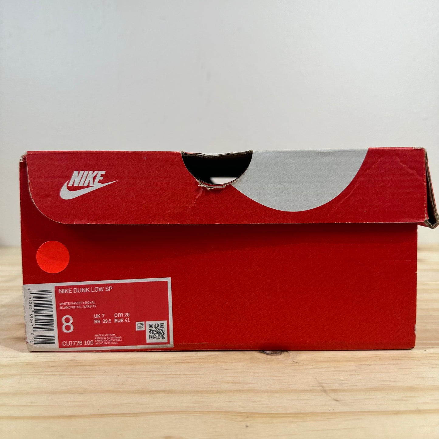 Nike Dunk Low SP Kentucky Sz 8 DS