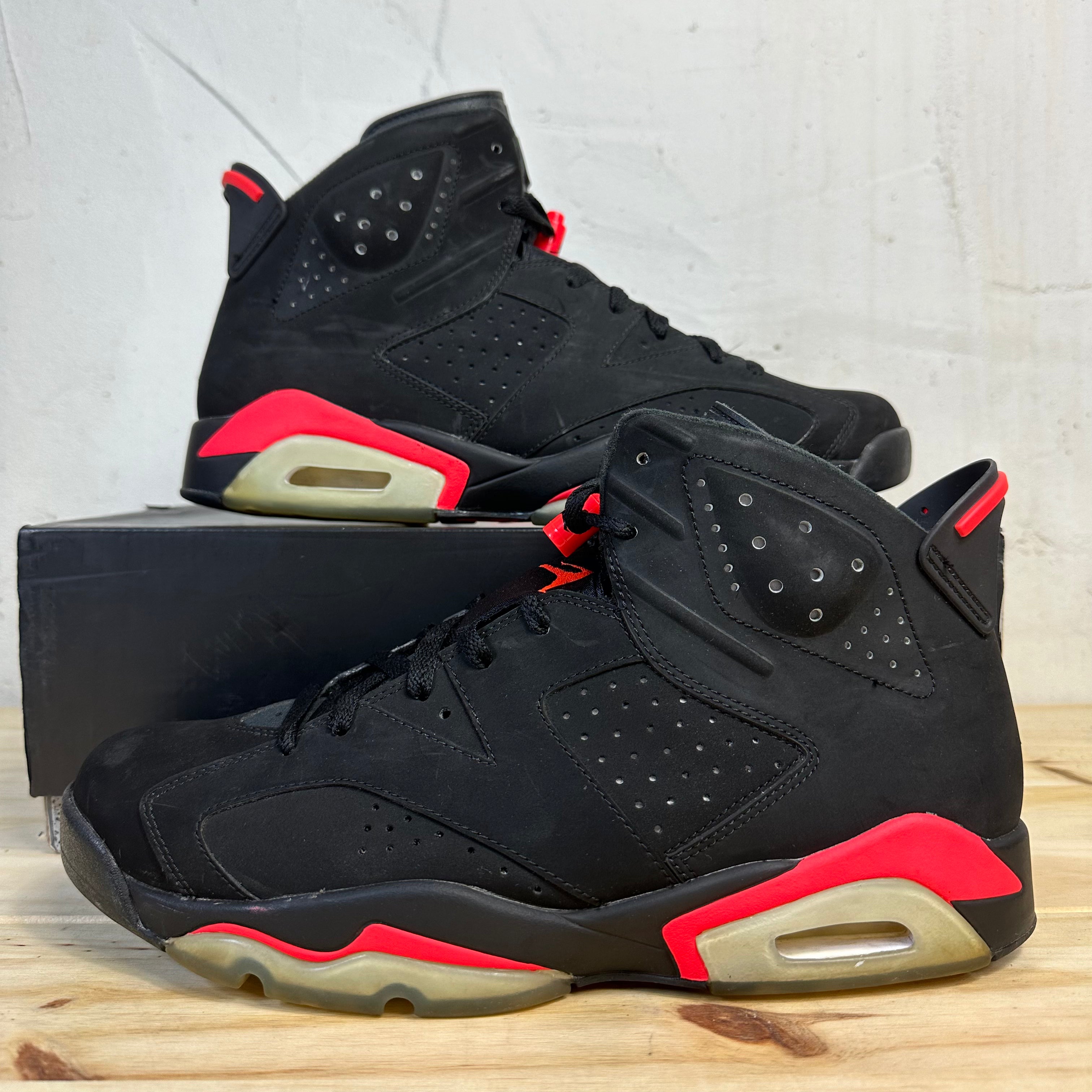 Air Jordan 6 Infrared Black Sz 10.5