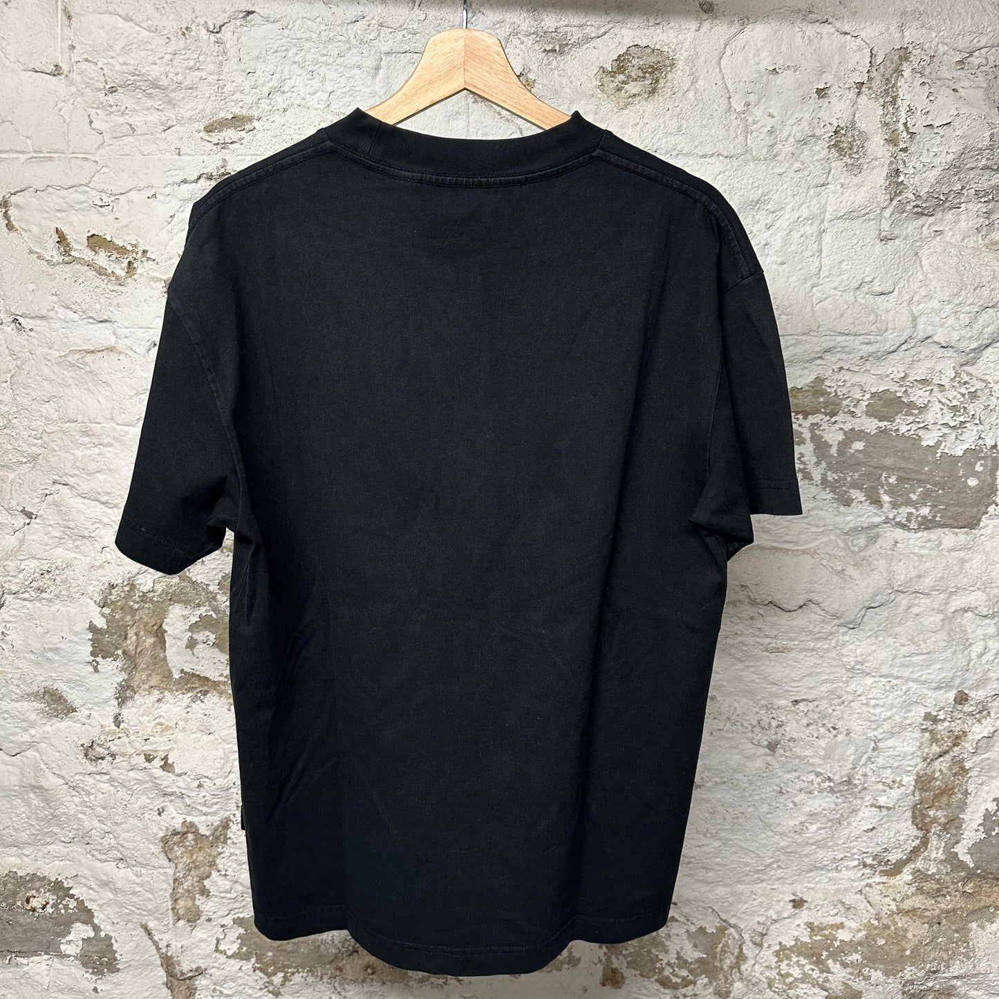 Palm Angels Rainbow Spellout Black T-shirt Sz M