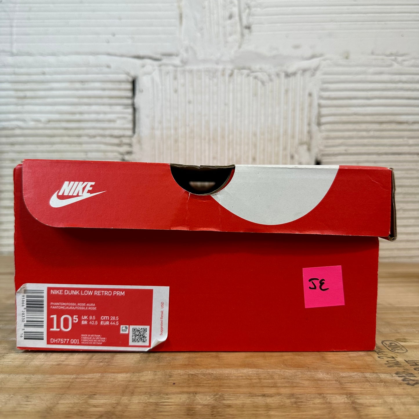 Nike Dunk Low Fossil Rose Sz 10.5