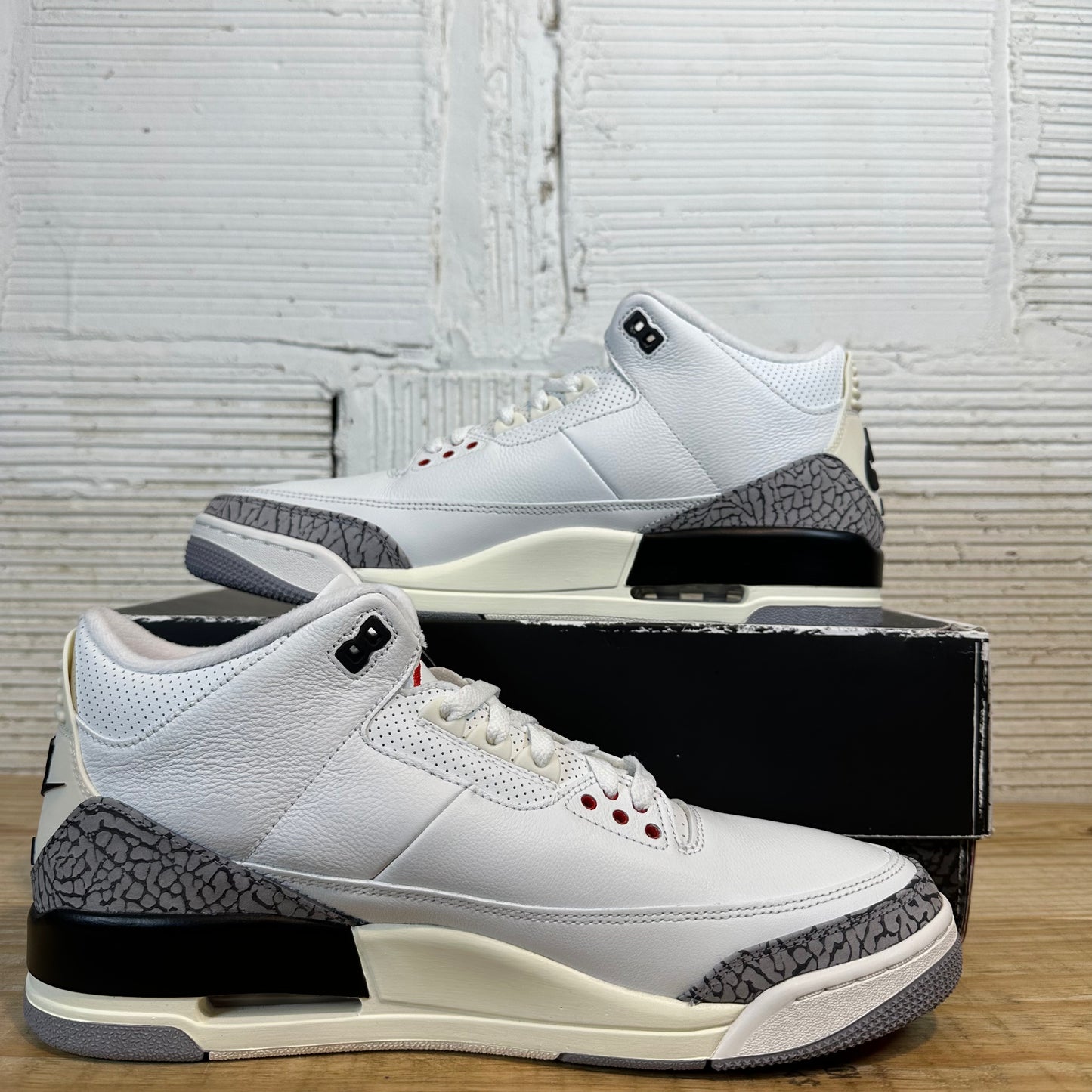 Air Jordan 3 Retro White Cement Reimagined Sz 12.5 DS