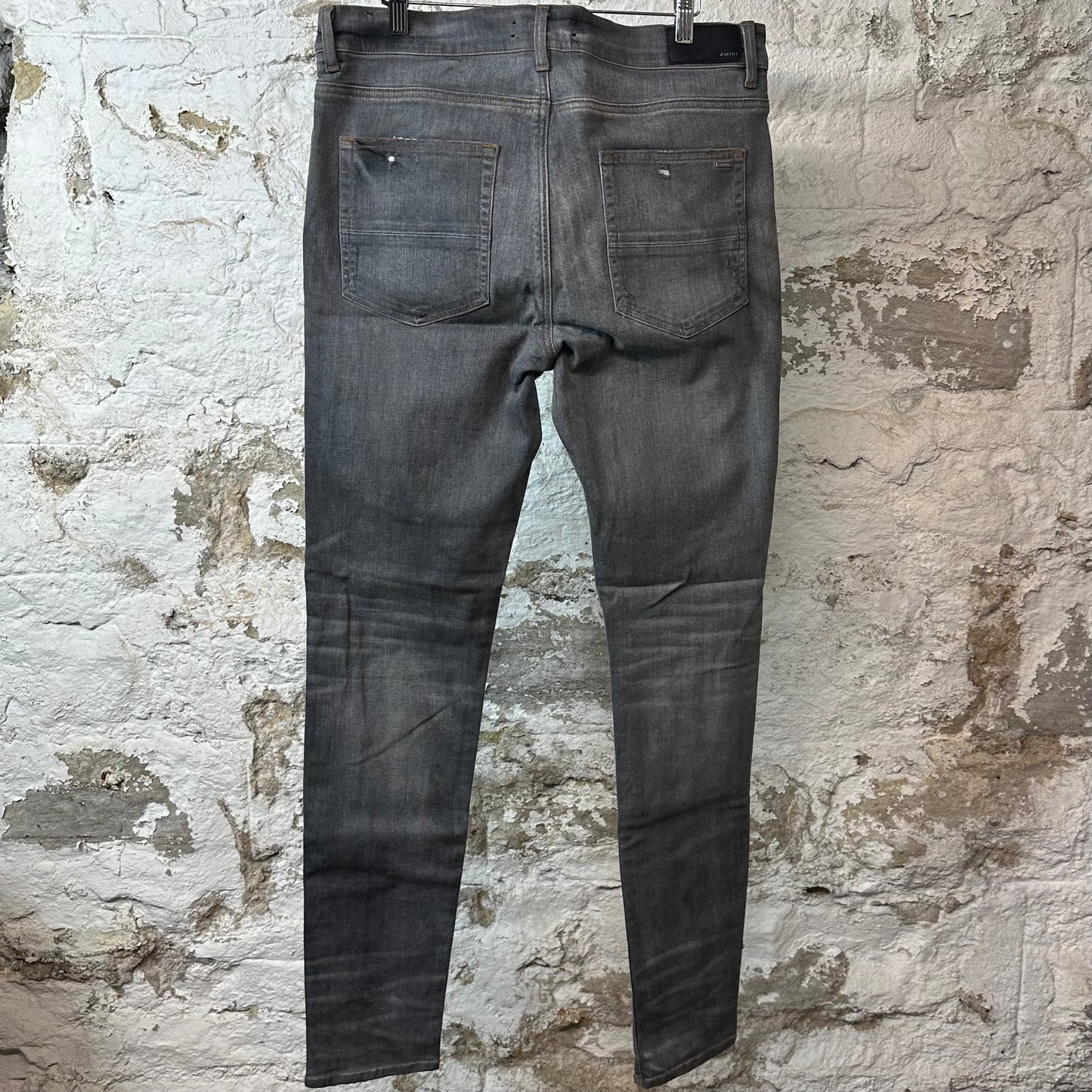 Amiri Plain Gray Denim Jeans Sz 36