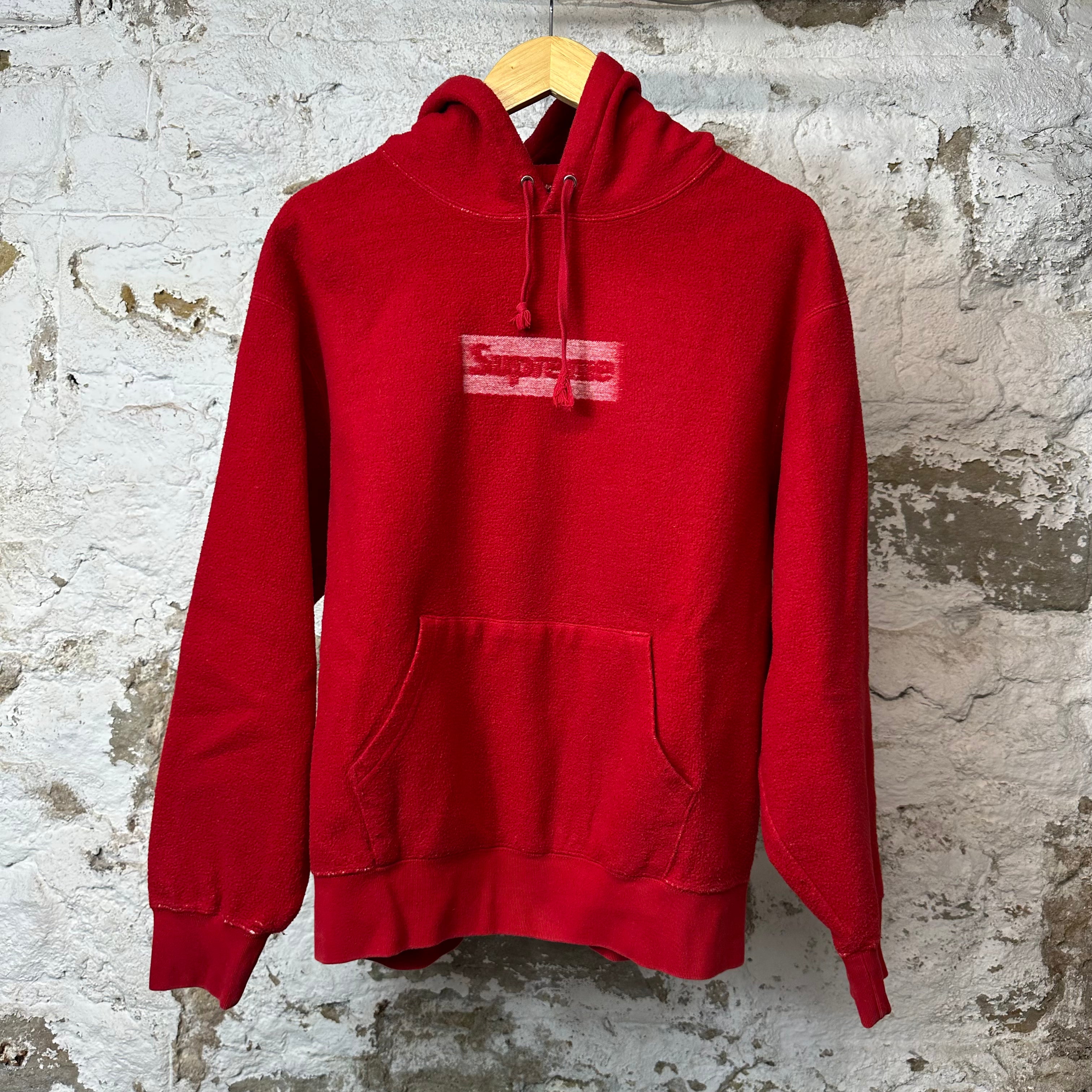 Supreme Red Box Logo Hoodie Red Sz S
