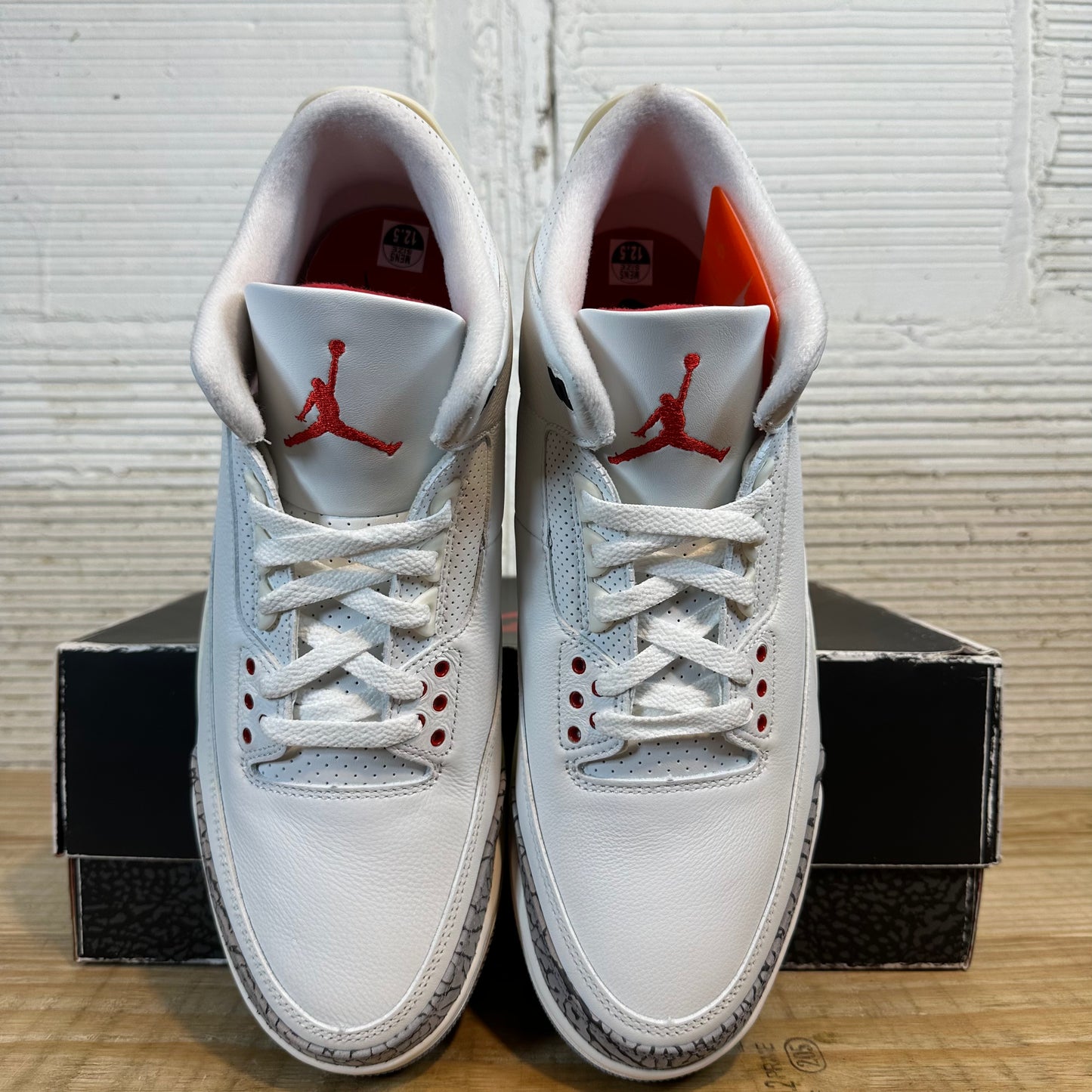 Air Jordan 3 Retro White Cement Reimagined Sz 12.5 DS