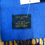 Louis Vuitton Blue Cashmere Scarf
