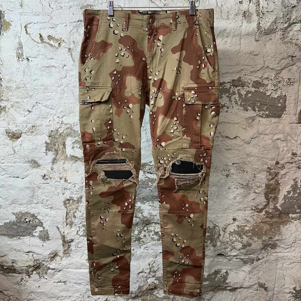 Amiri MX1 Desert Camo Black Patch Sz 31