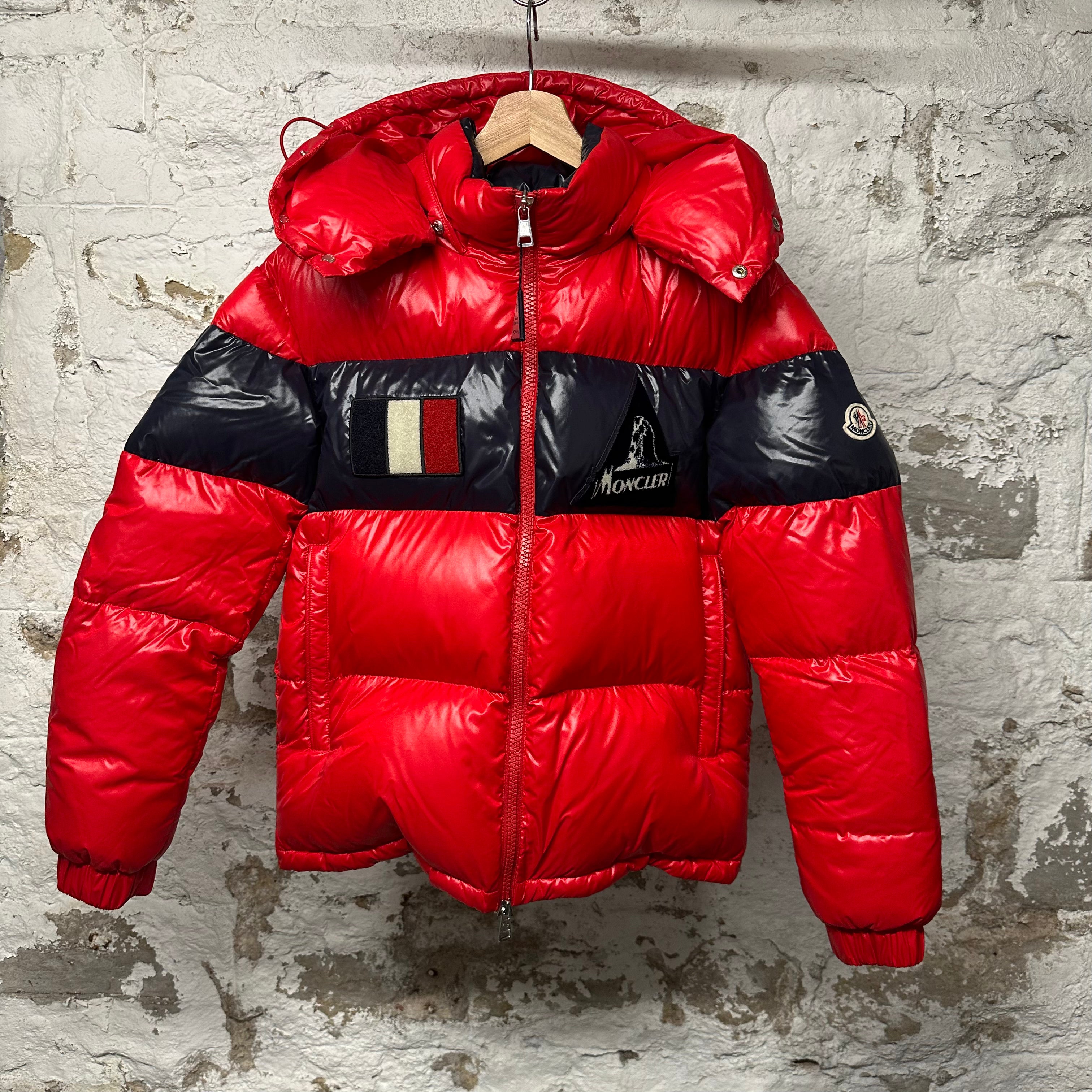 Dark Red Moncler Bubble Jacket Red Mens Moncler Jacket Red Deals