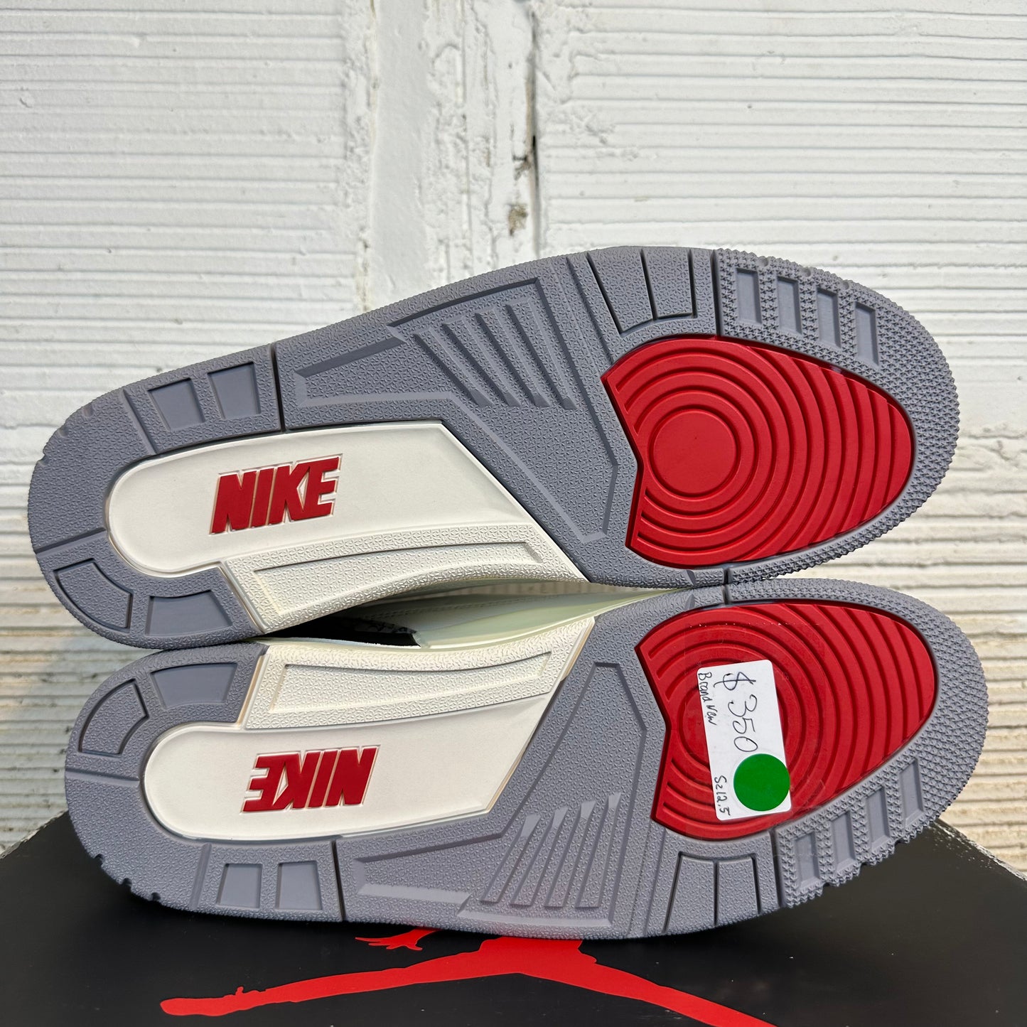 Air Jordan 3 Retro White Cement Reimagined Sz 12.5 DS