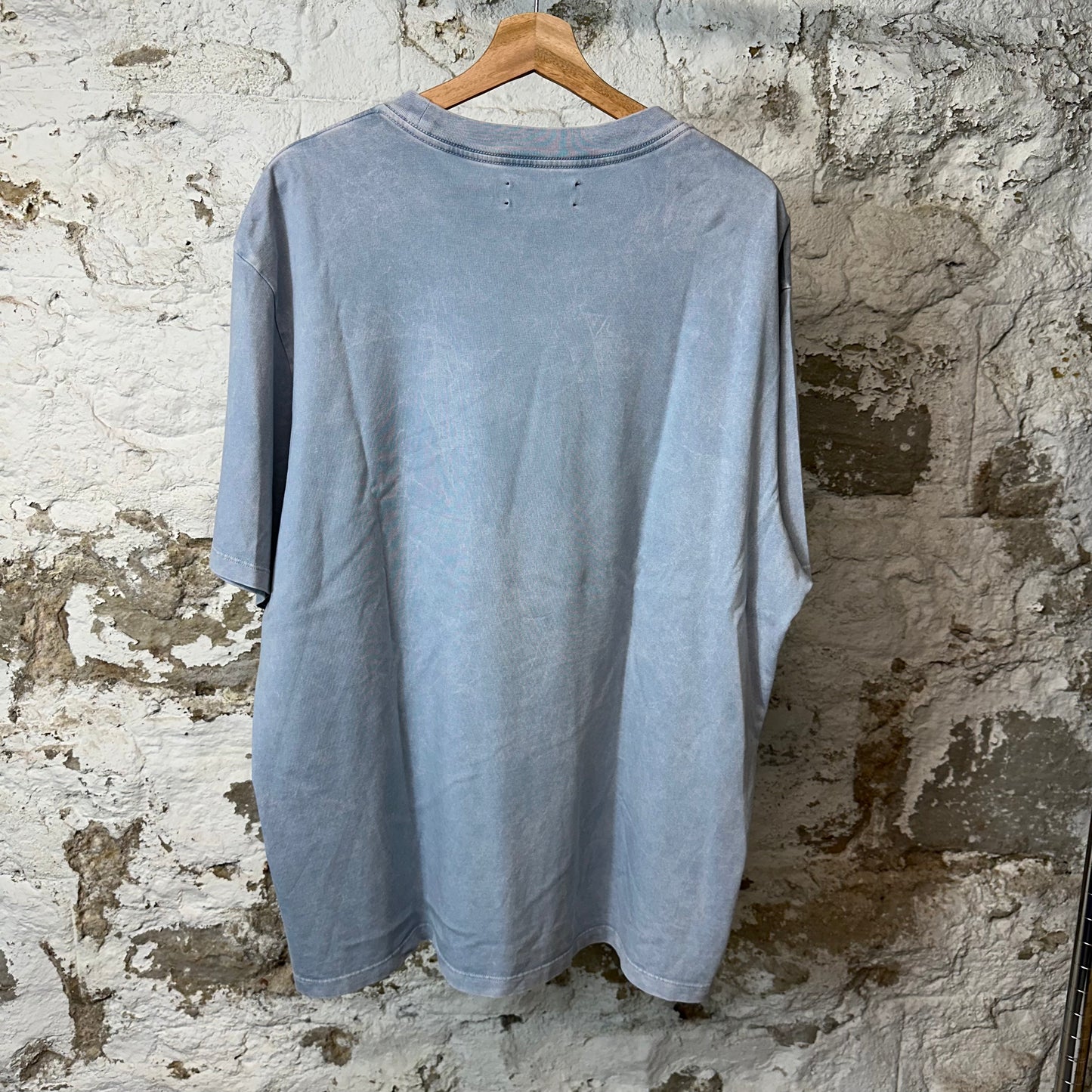 Amiri Vine Spell Washed Blue T-shirt Sz XL