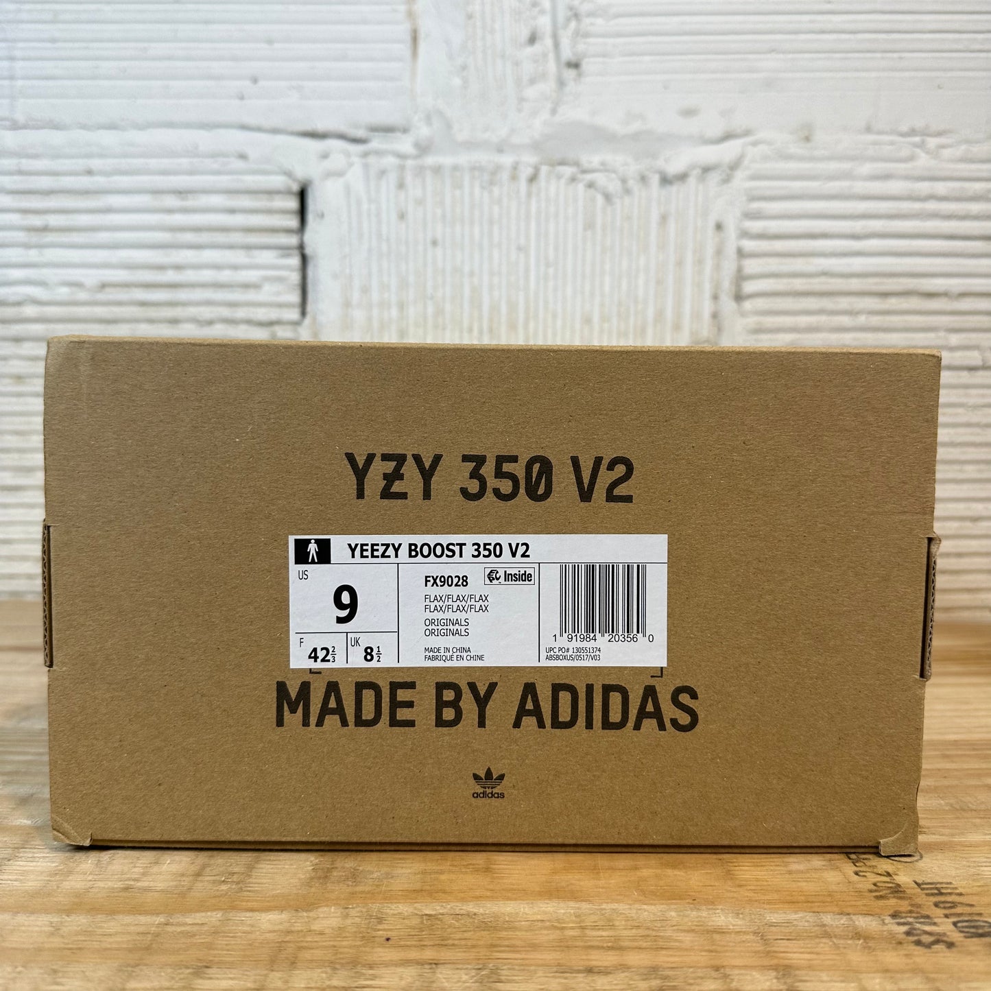 Adidas Yeezy Boost 350 V2 Flax Sz 9 DS