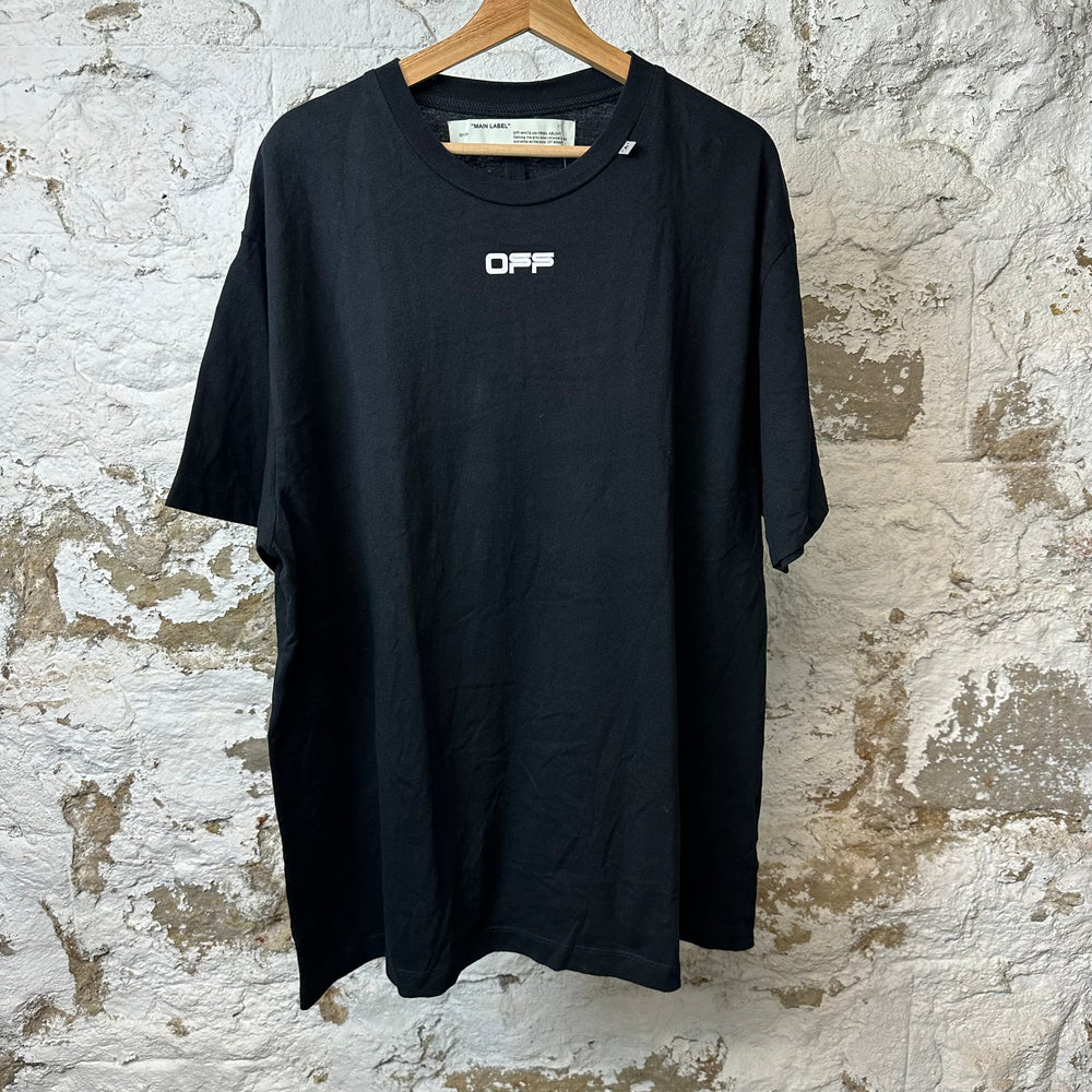 Off White Spring Summer Black T-shirt Sz M