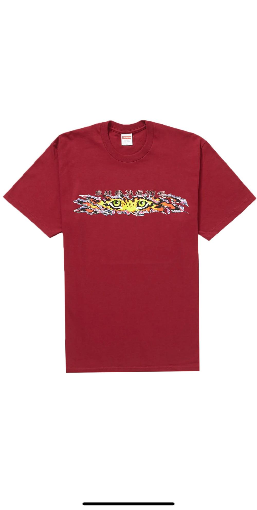 Supreme Eyes Cardinal T-Shirt Sz XL DS