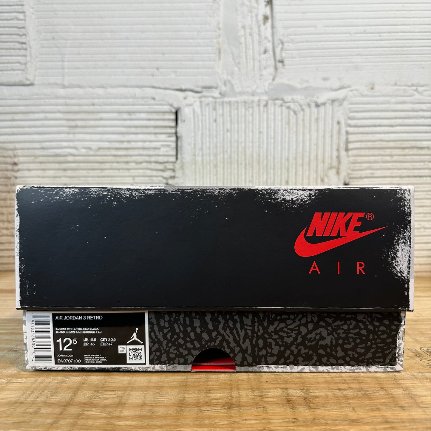 Air Jordan 3 Retro White Cement Reimagined Sz 12.5 DS